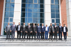 AK Parti Heyetinden Rektörümüz Prof. Dr. Turgay Uzun’a Hayırlı Olsun Ziyareti
